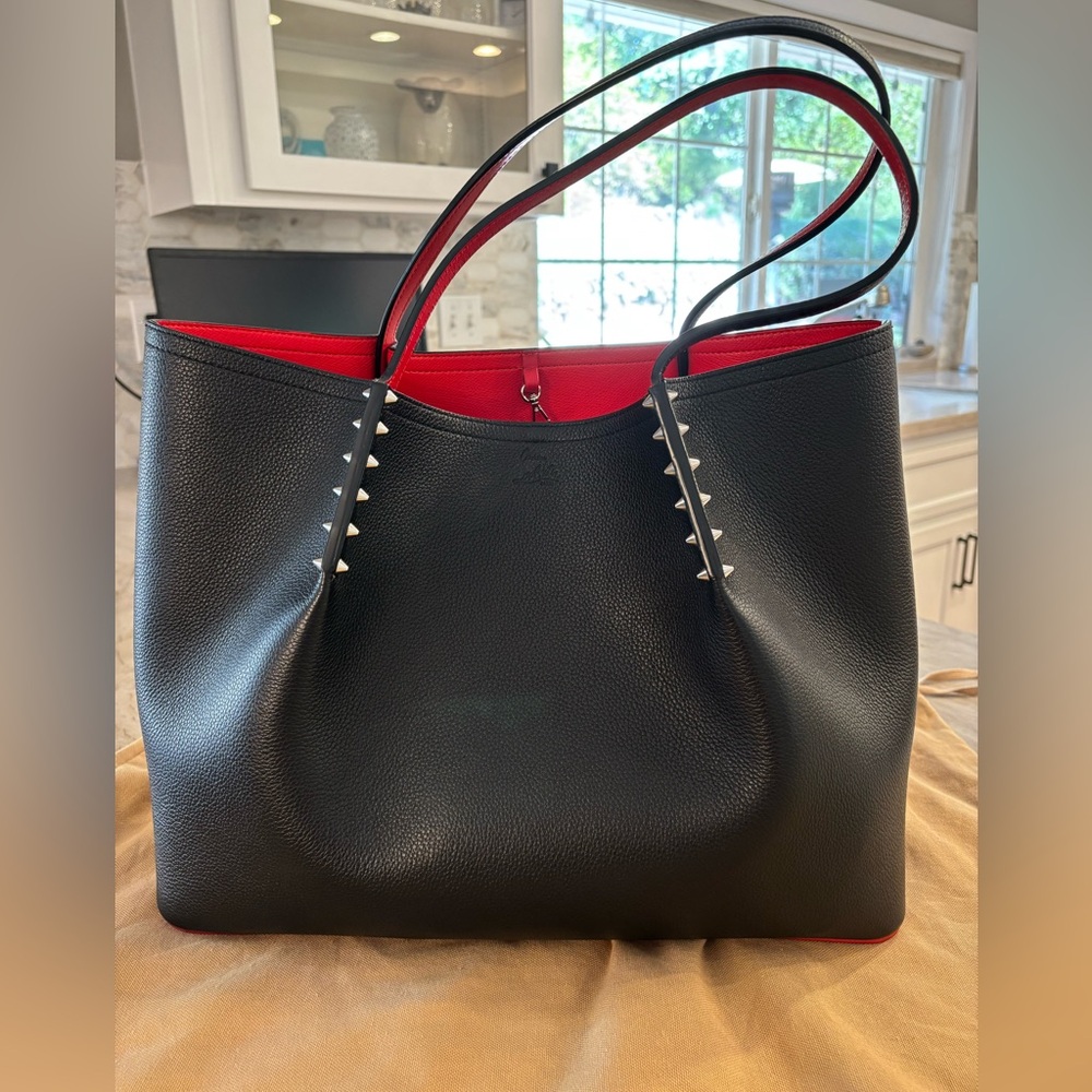Christian Louboutin Large Cabarock Calfskin Leather Tote